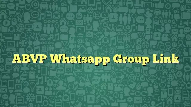 ABVP Whatsapp Group Link