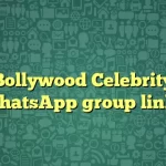 Bollywood Celebrity WhatsApp group links