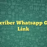 Subscriber Whatsapp Group Link