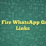 Free Fire WhatsApp Group Links